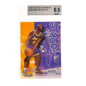 1996-97 SkyBox Premium Kobe Bryant RC #203 Basketball Card BGS 8.5 NM-MT 1996-97